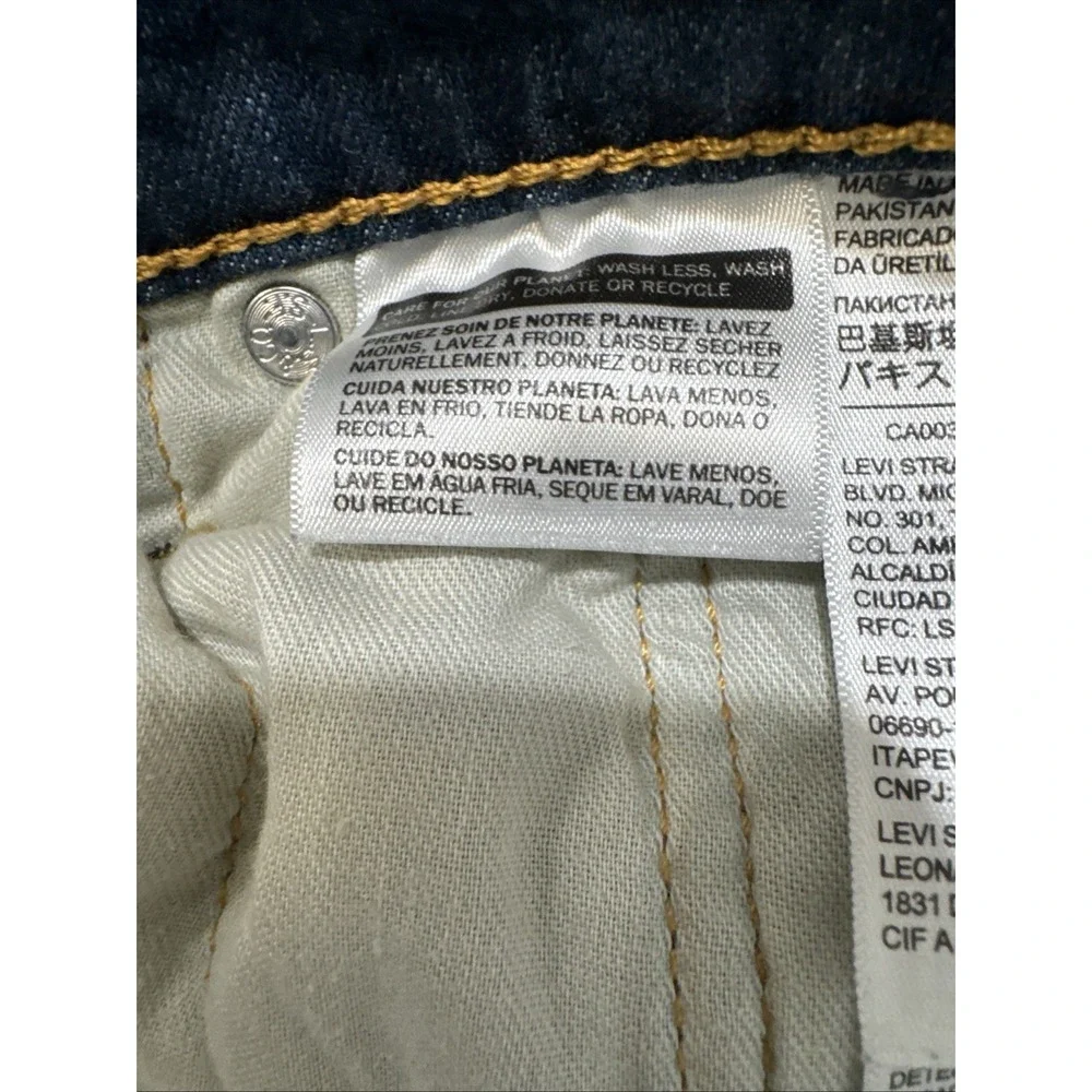 Levi's 541 Mens Jeans‎ Athletic Taper Stretch Wash Denim Size 40x32 S40196